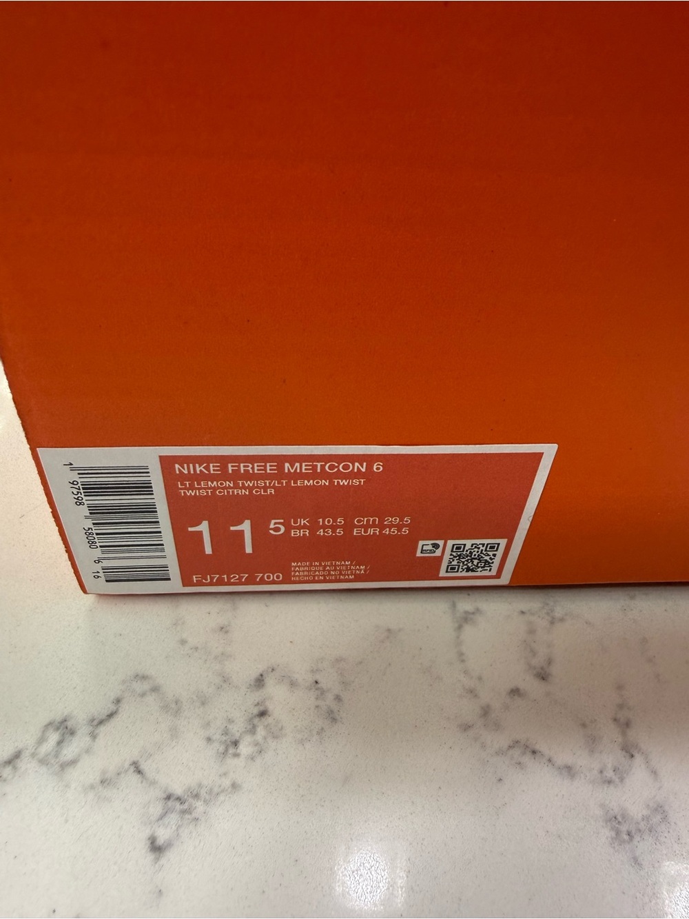 Nike Metcon 6 Men’s size 11.5 shoes NEW - Picture 3 of 3